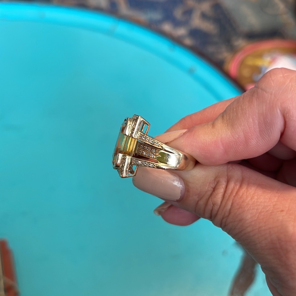 14k yellow ring - Picture 3 of 8